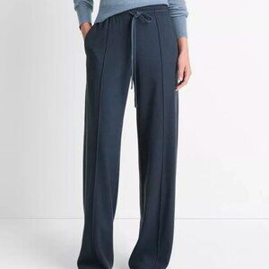Vince Wool-Blend Drawstring Pull-On Pant Tide Stone